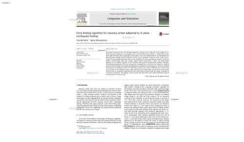 Form-finding algorithm for masonry arches subjected to in-plane earthquake loading
